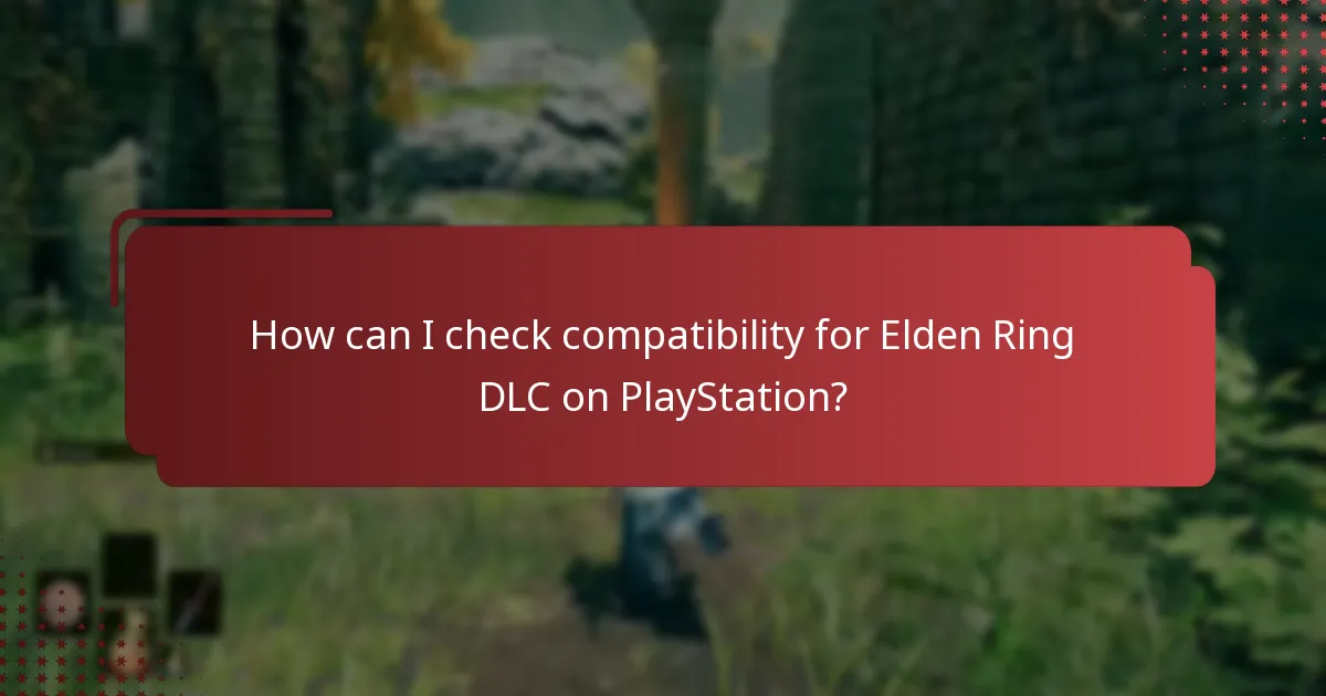 What are the installation steps for Elden Ring DLC on PlayStation?