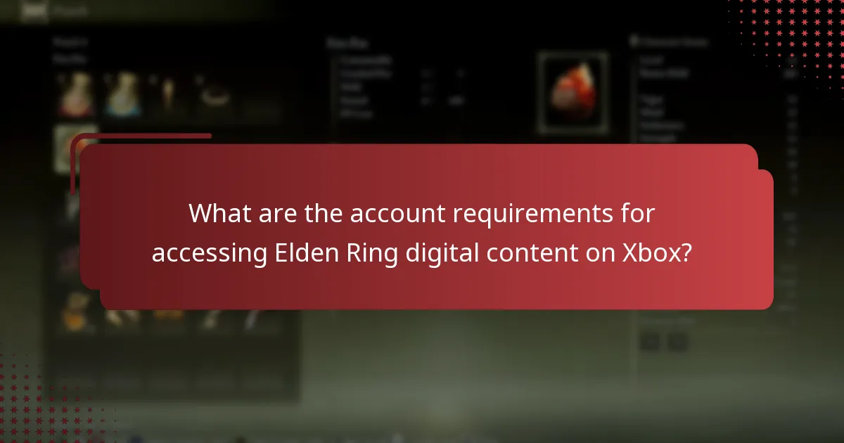 What are common issues with Elden Ring digital content access on Xbox?