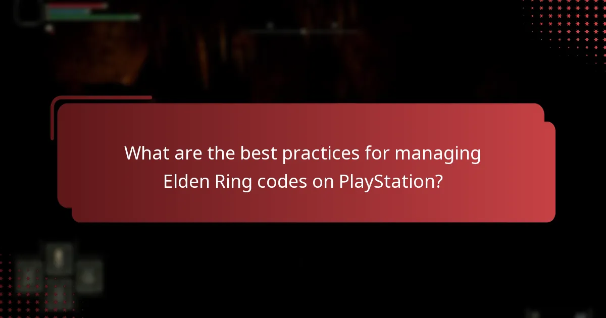 How can I resolve common Elden Ring code issues on PlayStation?