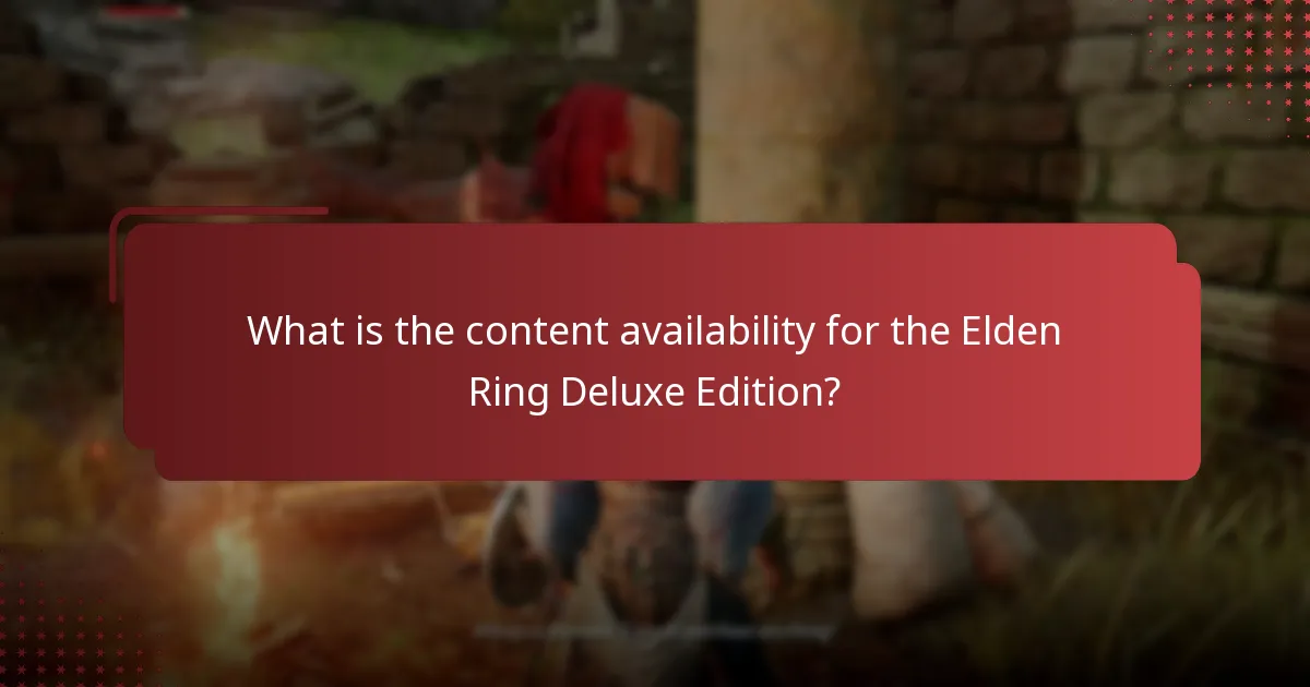 How does the Elden Ring Deluxe Edition compare to other editions?